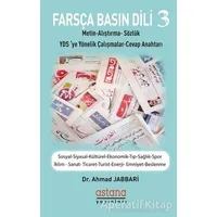 Farsça Basın Dili 3 - Ahmad Jabbari - Astana Yayınları