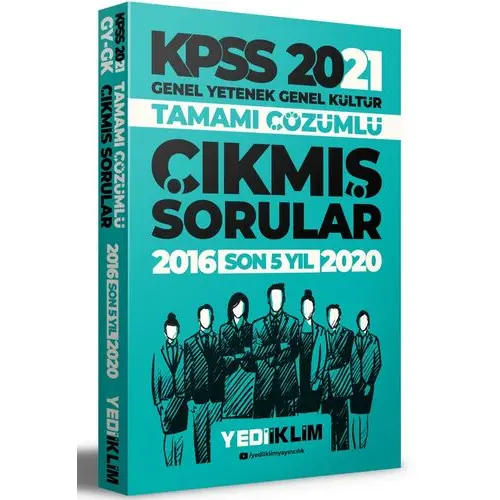 Yediiklim 2021 KPSS Lisans Çözümlü Son 5 Yıl Çıkmış Sorular