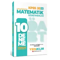 Yediiklim 2023 ÖABT Ortaöğretim Matematik Öğretmenliği Tamamı Çözümlü 10 Deneme