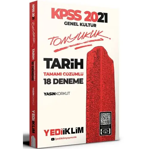 Yediiklim 2021 KPSS Tonyukuk Tarih Çözümlü 18 Deneme