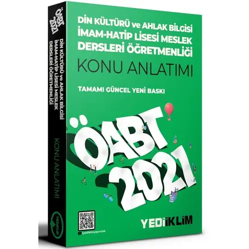 Yediiklim 2021 ÖABT Din Kültürü Öğretmenliği Konu Anlatımlı