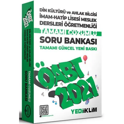 Yediiklim 2021 ÖABT Din Kültürü ve Ahlak Bilgisi İmam Hatip Lisesi Meslek Dersleri Öğretmenliği