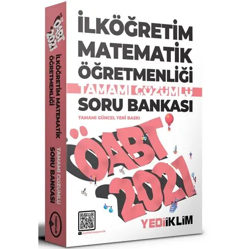 Yediiklim 2021 ÖABT İlköğretim Matematik Öğretmenliği Çözümlü Soru Bankası