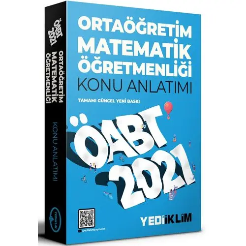 Yediiklim 2021 ÖABT Ortaöğretim Matematik Öğretmenliği Konu Anlatımı