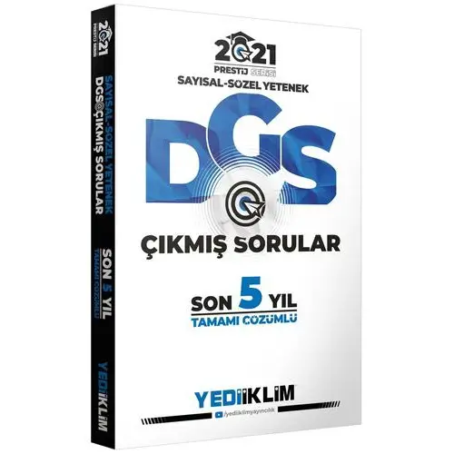 Yediiklim 2021 Prestij Serisi DGS Çözümlü Son 5 Yıl Çıkmış Sorular