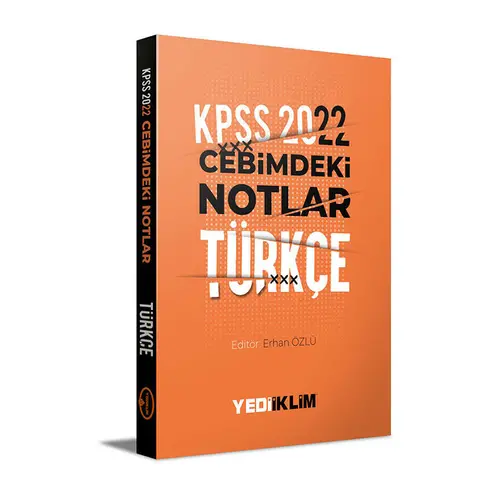 Yediiklim 2022 KPSS Cebimdeki Notlar Türkçe Kitapçığı