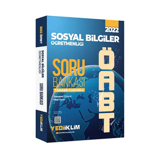 Yediiklim 2022 ÖABT Sosyal Bilgiler Öğretmenliği Tamamı Çözümlü Soru Bankası