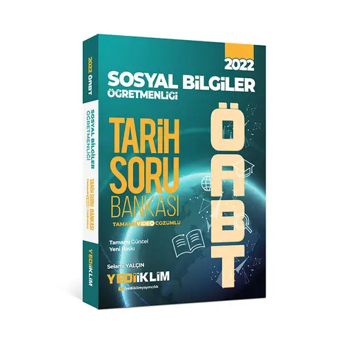 Yediiklim 2022 ÖABT Sosyal Bilgiler Öğretmenliği Tarih Tamamı Video Çözümlü Soru Bankası