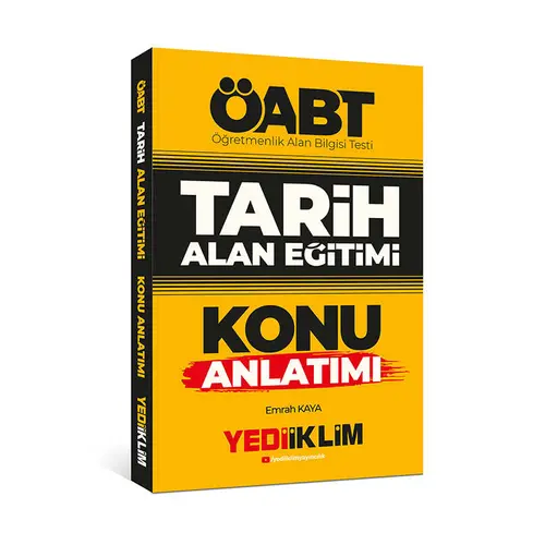 Yediiklim 2022 ÖABT Tarih Alan Eğitimi Konu Anlatımı