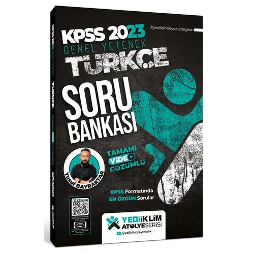 Yediiklim 2023 KPSS Atölye Serisi Türkçe Tamamı Video Çözümlü Soru Bankası