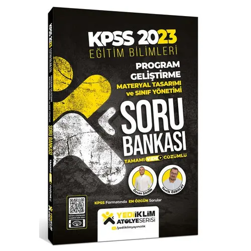 Yediiklim 2023 KPSS Eğitim Bilimleri Atölye Serisi Çözümlü Video Soru Bankası