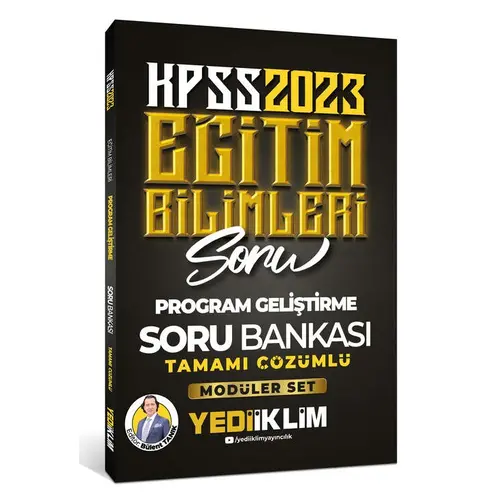 Yediiklim 2023 KPSS Eğitim Bilimleri Program Geliştirme Tamamı Çözümlü Soru Bankası