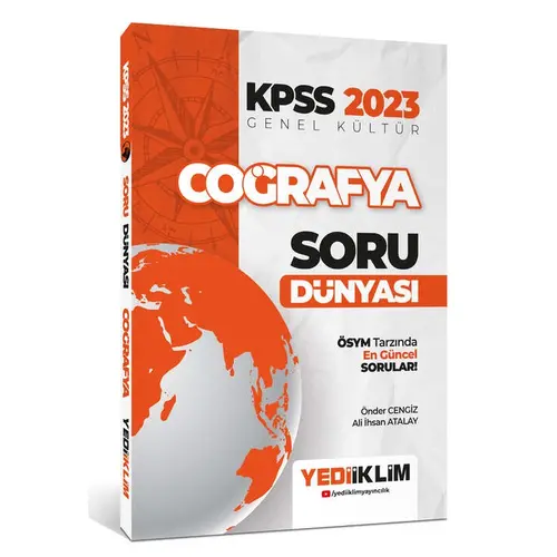 Yediiklim 2023 KPSS Genel Kültür Coğrafya Soru Dünyası