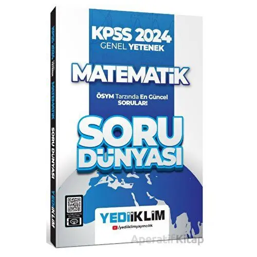 Yediiklim KPSS 2024 Genel Yetenek Matematik Soru Dünyası