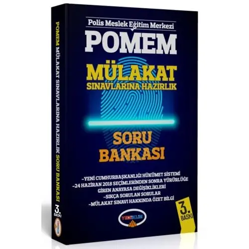 Yediiklim Pomem Mülakat Sınavlarına Hazırlık Soru Bankası 3.Baskı