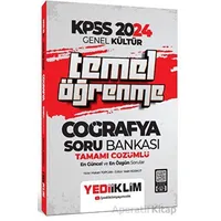 Yediiklim 2024 KPSS Temel Öğrenme Coğrafya Tamamı Çözümlü Soru Bankası