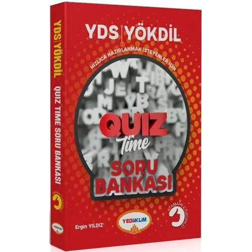 Yediiklim YDS YÖKDİL QUIZTIME Tamamı Çözümlü Soru Bankası