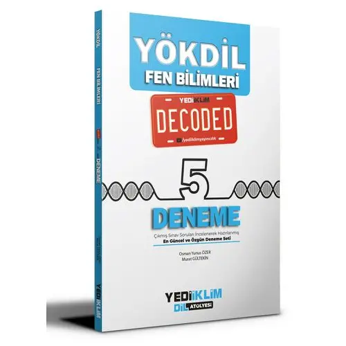 Yediiklim YÖKDİL Fen Bilimleri Decoded 5 Deneme