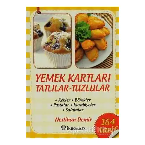 Yemek Kartları - Tatlılar Tuzlular - Neslihan Demir - İnkılap Kitabevi