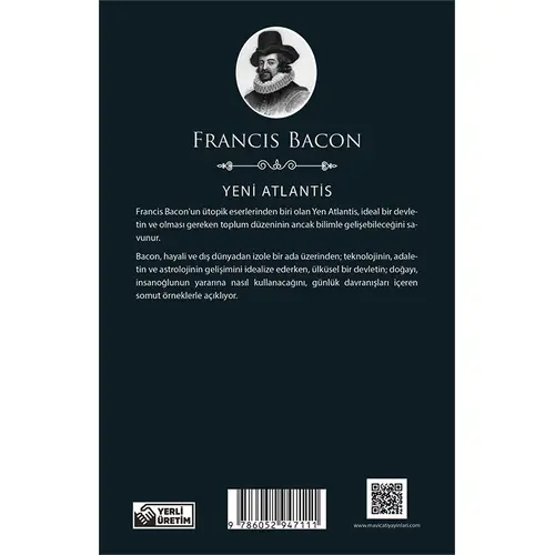 Yeni Atlantis - Francis Bacon - Maviçatı (Dünya Klasikleri)