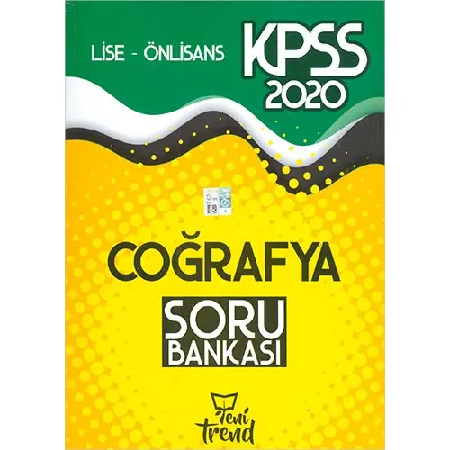 Yeni Trend 2020 KPSS Lise ÖnLisans Coğrafya Soru Bankası