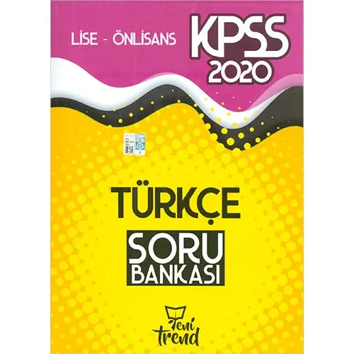 Yeni Trend 2020 KPSS Türkçe Soru Bankası