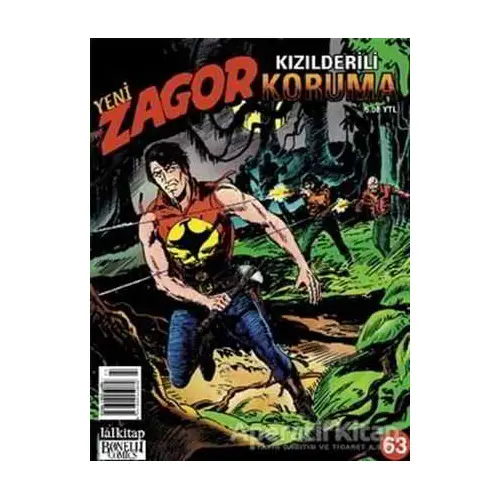 Yeni Zagor Sayı: 63 Kızılderili Koruma - Luigi Mignacco - Lal Kitap