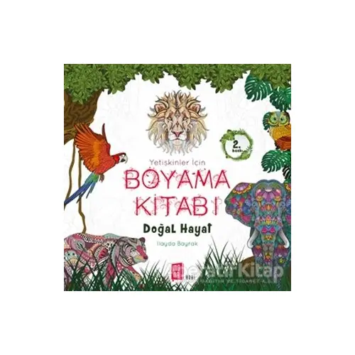 Yetişkinler İçin Boyama Kitabı - İlayda Bayrak - Mona Kitap