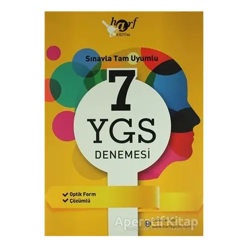 YGS 7 Deneme - Kolektif - Harf Eğitim Yayıncılık