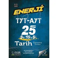 Enerji Tyt-Ayt Tarih 25 Deneme Sınavı - Elif Yaşdağ Sevilgen - Palme Yayıncılık