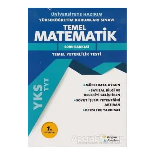 YKS TYT Matematik Soru Bankası - Kolektif - Doğan Akademi