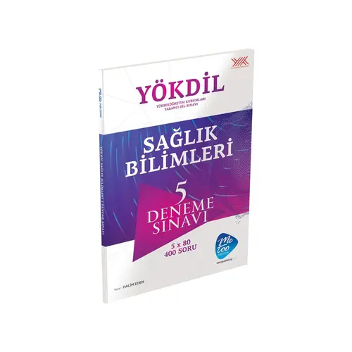 YÖKDİL Sağlık Bilimleri 5 Deneme Sınavı Me Too Publishing