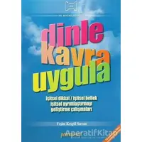 Dinle Kavra Uygula - Yeşim Kesgül Sercan - Pencere Sağlık Eğitim Yayınları