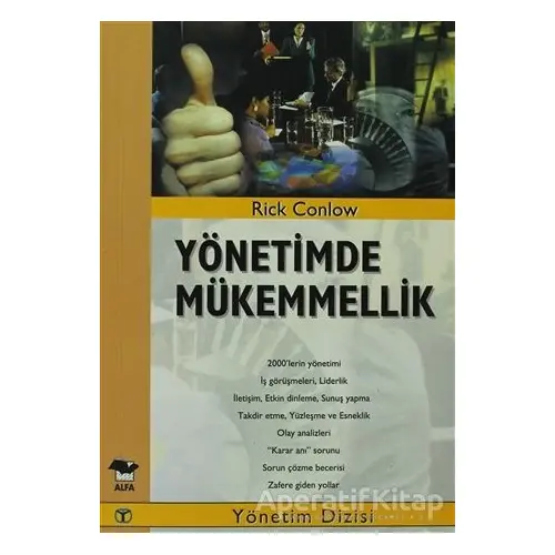 Yönetimde Mükemmellik - Rick Conlow - Alfa Yayınları