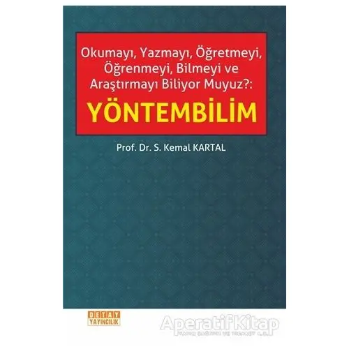 Yöntembilim - S. Kemal Kartal - Detay Yayıncılık