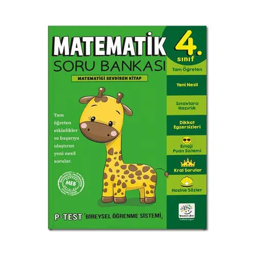 Yükselen Zeka 4. Sınıf Matematik Soru Bankası Matematiği Sevdiren Kitap