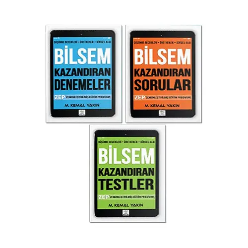 Yükselen Zeka Bilsem Kazandıran Hazırlık Seti (3 Kitap Set)