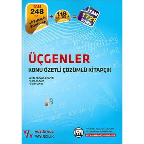 Yüzde Yüz Üçgenler Konu Özetli Çözümlü Kitapçık