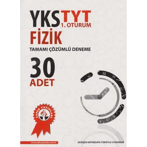 Zafer TYT Fizik Çözümlü 30lu Deneme