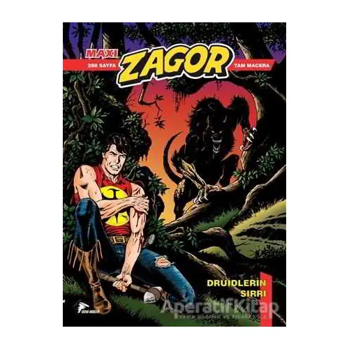 Zagor Maxi - Druidlerin Sırrı - Antonio Zamberletti - Çizgi Düşler Yayınevi