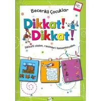 Dikkat Dikkat 4 Yaş - Becerikli Çocuklar - Kolektif - Kukla Yayınları