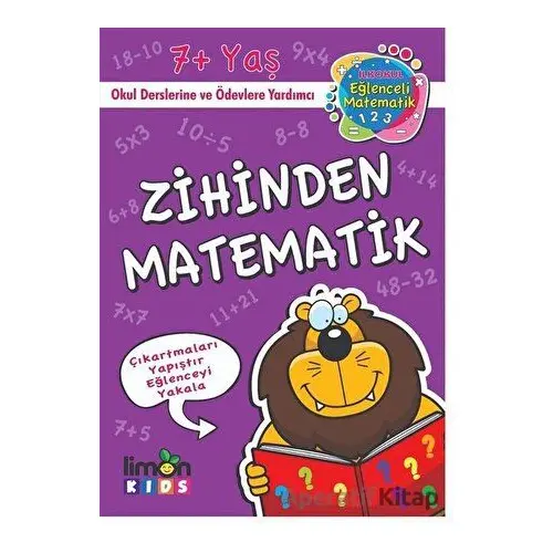 Zihinden Matematik - İlk Okul Eğlenceli Matematik - Kolektif - limonKIDS