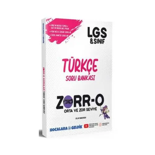 ZORR-O 8.Sınıf LGS Türkçe Soru Bankası - Hocalara Geldik